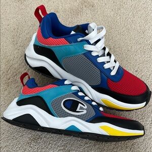Colorful Athletic Sneakers with Logo